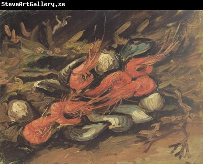 Vincent Van Gogh Still life wtih Mussels and Shrimps (nn04)